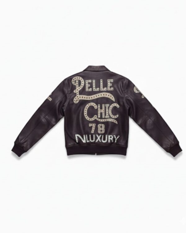 Men's "PC" Heritage Series Burgundy Leather Harrington Jacket